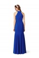 Vendedor de Decote V Crepe Esticado Sem Mangas Azul Real Vestidos de Madrinha / Vestidos de Noite / Vestidos de Festa