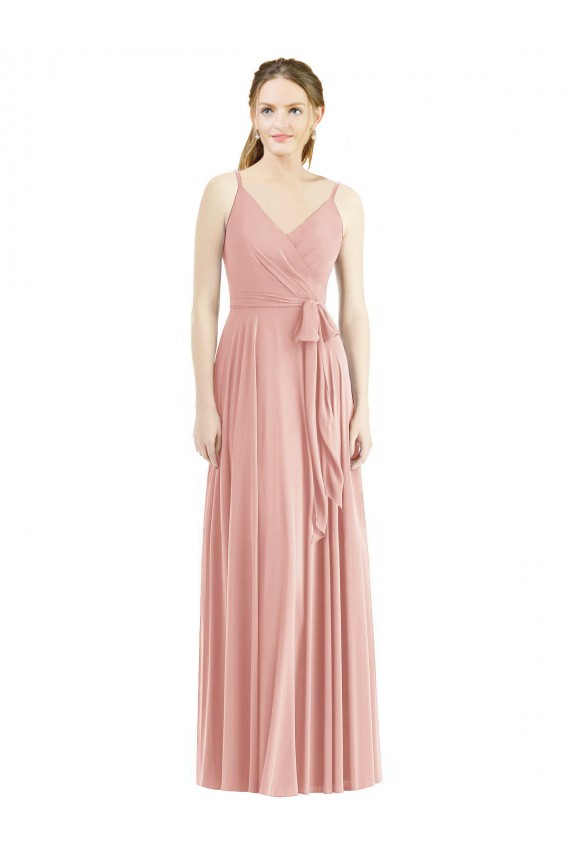 Vendedor de Alças finas Chiffon Sem Mangas Bliss Vestidos de Madrinha