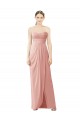 Vendedor de Amor Chiffon Sem Mangas Bliss Alto Baixo, Vestidos de Madrinha