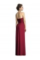 Vendedor de Amor Chiffon Sem Mangas Borgonha Vestidos Formais / Vestidos de Madrinha