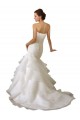 Vendedor de Amor Tule Sem Mangas Branco Longo Vestidos de Noiva