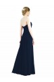 Vendedor de Amor Chiffon Sem Mangas Fumo Verde Vestidos de Madrinha