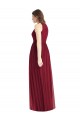 Vendedor de Cabeçada Chiffon Sem Mangas Lilás Vestidos de Madrinha / Vestidos Formais