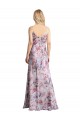 Vendedor de Decote Capuz Cetim Elástico & Floral Sem Mangas Vestidos de Madrinha / Vestidos de Noite