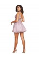 Vendedor de Decote V Tule Sem Mangas Costas em V Vestidos de Madrinha / Vestidos de Cocktail / Vestidos de Homecoming
