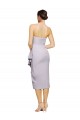 Vendedor de Sem alças Crepe Esticado Sem Mangas Lombar Lilás Ártico Vestidos de Madrinha / Vestidos de Noite / Vestidos de Festa