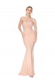 Vendedor de Amor Crepe Esticado Sem Mangas Nu Vestidos de Madrinha / Vestidos de Noite / Vestidos de Festa
