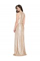 Vendedor de Cabeçada Lantejoulas Sem Mangas Ouro Vestidos de Madrinha / Vestidos de Noite / Vestidos de Festa