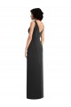 Vendedor de Decote V Spandex Sem Mangas Costas em V Preto Vestidos de Madrinha / Vestidos de Noite / Vestidos de Festa