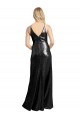 Vendedor de Alças finas Lantejoulas Sem Mangas Costas em V Preto Vestidos de Madrinha / Vestidos de Noite / Vestidos de Festa