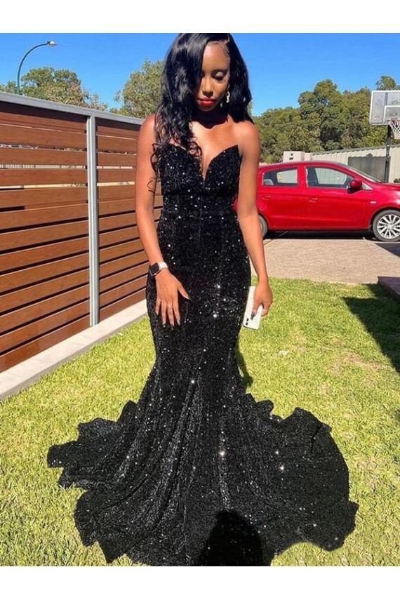 Vendedor de Amor Lantejoulas Veludo Sem Mangas Preto Vestidos de Festa
