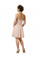 Vendedor de Amor Chiffon & Renda Sem Mangas Rosa Vestidos de Madrinha / Vestidos de Cocktail