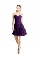 Vendedor de Amor Chiffon Sem Mangas Roxo Vestidos de Madrinha / Vestidos de Cocktail / Vestidos de Homecoming