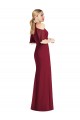 Vendedor de Cabeçada Chiffon Ombro Frio Sábio Vestidos de Madrinha