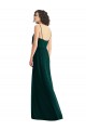 Vendedor de Decote V Chiffon Sem Mangas Lombar Sempre Verde Vestidos de Madrinha