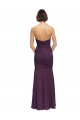 Vendedor de Amor Chiffon Sem Mangas Uva Longo Vestidos de Madrinha